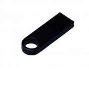 USB 3.0-флешка на 128 Гб с мини чипом и круглым отверстием, черный