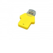 Флешка в виде футболки, 32 Гб, желтый