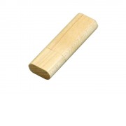 Флешка эргономичной прямоугольной формы, с округленными краями, дерево, 8 Гб, натуральный