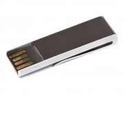 USB-флешка на 32 Гб в виде зажима для купюр, серебро
