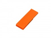 Флешка промо в виде скрепки, 8 Гб, оранжевый
