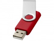 USB-флешка на 16 Гб Rotate Basic, красный