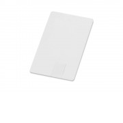 Флеш-карта USB 2.0 16 Gb в виде пластиковой карты Card, белый