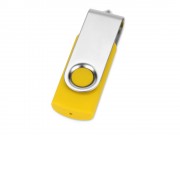 Флеш-карта USB 2.0 16 Gb Квебек, желтый