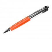 Флешка в виде ручки с мини чипом, 16 Гб, оранжевый/серебристый