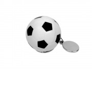 Флешка в виде футбольного мяча, 64 Гб, белый/черный