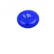Флешка промо круглой формы, 64 Гб, синий