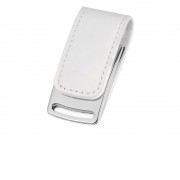 Флеш-карта USB 2.0 16 Gb с магнитным замком Vigo, белый/серебристый