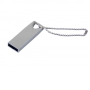 USB 2.0-флешка на 512 Мбайт с мини чипом, компактный дизайн, стильное отверстие для цепочки
