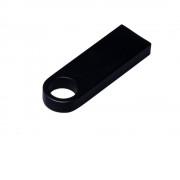 USB 3.0-флешка на 64 Гб с мини чипом и круглым отверстием, черный