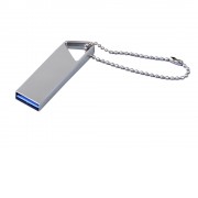 USB 2.0-флешка на 128 Гб с мини чипом, компактный дизайн, отверстие треугольной формы для цепочки