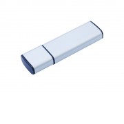 USB-флешка металлическая на 32ГБ 3.0 с колпачком, серебро