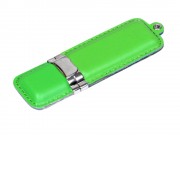 Флешка классической прямоугольной формы, 16 Гб, зеленый