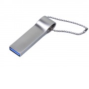 USB 2.0-флешка на 4 Гб с мини чипом, компактный дизайн, боковое отверстие для цепочки