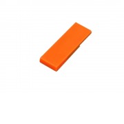 Флешка промо в виде скрепки, 32 Гб, оранжевый