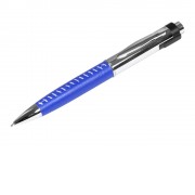 Флешка в виде ручки с мини чипом, 64 Гб, синий/серебристый