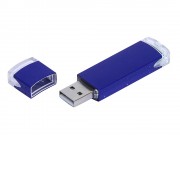 Флешка промо прямоугольной классической формы, 32 Гб, синий