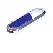 Флешка в виде карабина, 16 Гб, синий/серебристый