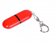 Флешка промо каплевидной формы, 32 Гб, красный