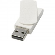 Rotate, USB-накопитель объемом 8 ГБ из пшеничной соломы, бежевый