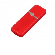 Флешка 3.0 промо прямоугольной формы c оригинальным колпачком, 32 Гб, красный