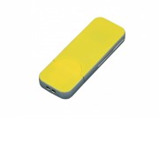 USB-флешка на 16 Гб в стиле I-phone, прямоугольнй формы, желтый