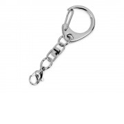 Карабин для флешки, серебристый