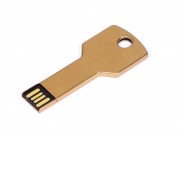 Флешка в виде ключа, 8 Гб, золотистый