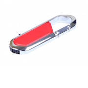 Флешка в виде карабина, 64 Гб, красный/серебристый