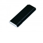 Флешка прямоугольной формы, оригинальный дизайн, двухцветный корпус, 16 Гб, черный/белый