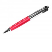 Флешка в виде ручки с мини чипом, 16 Гб, красный/серебристый