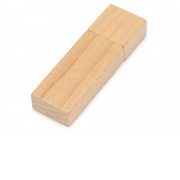 Флеш-карта USB 2.0 16 Gb Woody с магнитным колпачком, натуральный