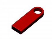 USB 3.0-флешка на 64 Гб с мини чипом и круглым отверстием, красный