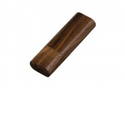 Флешка эргономичной прямоугольной формы, с округленными краями, дерево, 64 Гб, коричневый