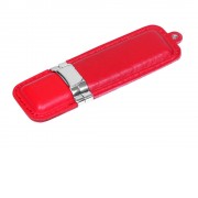 Флешка классической прямоугольной формы, 4 Гб, красный