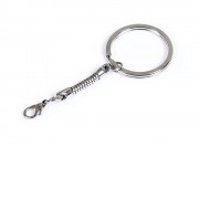 Карабин с кольцом K03, для mini, серебро
