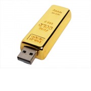 USB-флешка на 128 Гб в виде слитка золота, золотой