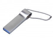 USB 2.0-флешка на 128 Гб с мини чипом, компактный дизайн, боковое отверстие для цепочки