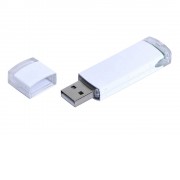 Флешка 3.0 промо прямоугольной классической формы, 32 Гб, белый