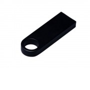 USB 3.0-флешка на 32 Гб с мини чипом и круглым отверстием, черный