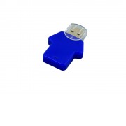 Флешка в виде футболки, 16 Гб, синий