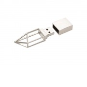 USB-флешка на 32 ГБ, micro USB  серебро