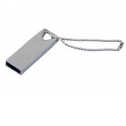 USB 3.0-флешка на 64 Гб с мини чипом, компактный дизайн, стильное отверстие для цепочки