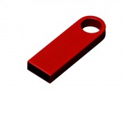 USB 3.0-флешка на 16 Гб с мини чипом и круглым отверстием, красный
