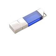 USB-флешка на 16 ГБ, micro USB, синий