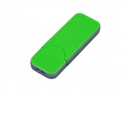 USB-флешка на 128 Гб в стиле I-phone, прямоугольнй формы, зеленый