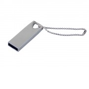 USB 2.0-флешка на 32 Гб с мини чипом, компактный дизайн, стильное отверстие для цепочки
