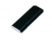 Флешка прямоугольной формы, оригинальный дизайн, двухцветный корпус, 4 Гб, черный/белый