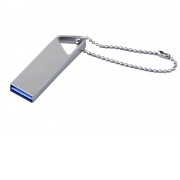 USB 3.0-флешка на 16 Гб с мини чипом, компактный дизайн, отверстие треугольной формы для цепочки