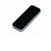 USB-флешка на 16 Гб в стиле I-phone, прямоугольнй формы, черный
